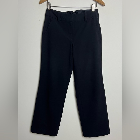 Land's End Women's Navy Washable Wool Blend Dress Pants Size 6 - Picture 1 of 9